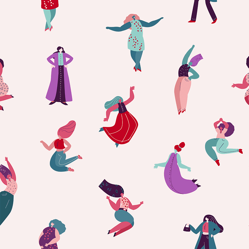 Illustration d'un réseau de femmes bénévoles