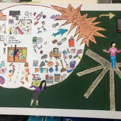 La charge mentale, un projet des ateliers de l'égalité et de la citoyenneté.