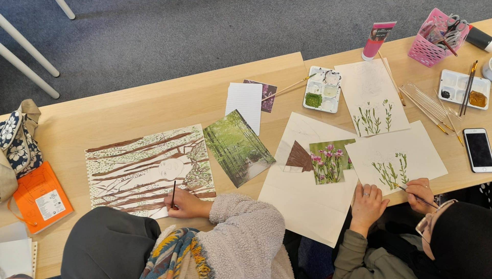 Image d'un atelier artistique