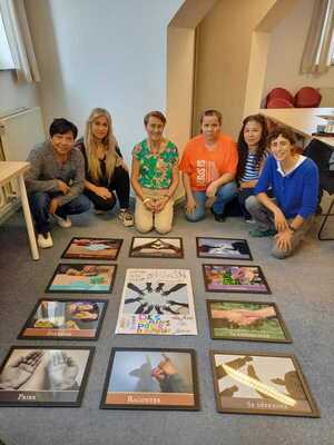 photo de groupe projet Français langue étrangère